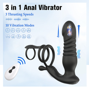 เครื่องสั่นที่เสียบก้นอวัยวะเพศชายทวารของเล่นทางเพศสำหรับผู้ชาย - Product Image 3