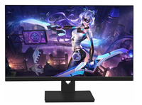 Moniteur de jeu 23,8 pouces FHD 165Hz IPS sans cadre 99% sRGB temps de réponse 1ms noir blanc rose pour le travail, les étudiants, le bureau et les jeux