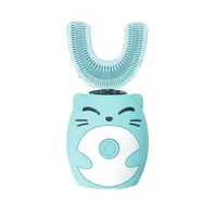 Электрическая зубная щетка u-образной формы для детей, с УФ-светом, 360