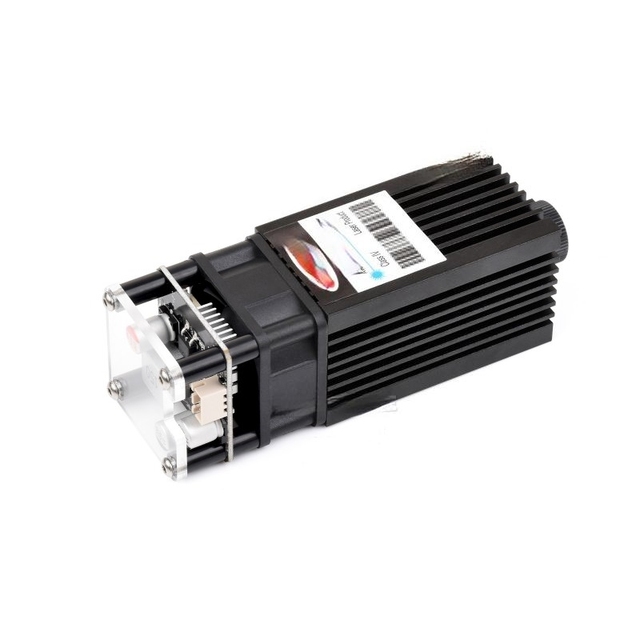 450nm High Precision Laser Module, 4.5W Blue Laser Head, Adjustable Focus, Suitable For DIY Engraving Of Multiple Materials..