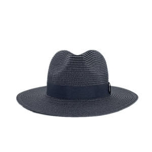 Sombreros de Paja para Mujer, Estilo Panamá, de Ala Ancha, para Playa, Protección UV, Sombrero de Sol Jazz, Plegable, para Hombre, Estilo Fedora - Product Image 4