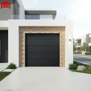 <span class=keywords><strong>Porte</strong></span> de <span class=keywords><strong>garage</strong></span> <span class=keywords><strong>sectionnelle</strong></span> coulissante latérale moderne en aluminium blanc, isolée, pour portes d'angle de villas de luxe, pour une esthétique de première classe et une utilisation intelligente. - Product Image 4