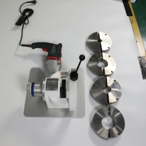 Outil de préparation de soudure SD-4.5, machine à ébavurer et à affronter les extrémités de tuyaux en acier inoxydable, 0,25"-4,5" - Product Image 5