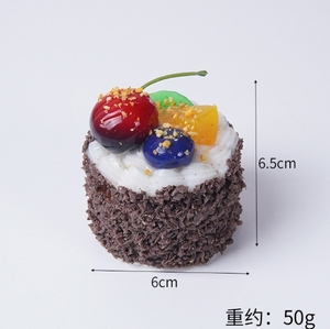 Modèle de gâteau en mousse de simulation PU pour accessoires de tournage de films et de télévision, inspiré du pain sucré français, petits gâteaux pour faveurs de fête - Product Image 6