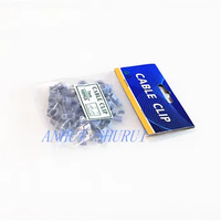 Clip de fixation de câble en nylon plastique, supports de fixation de fils, tailles complètes 6mm 7mm 8mm 10mm 12mm