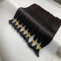 Rambut Manusia Mentah Vietnam Asli Tanpa Proses Grosir untuk Ekstensi Rambut Brasil Vendor
