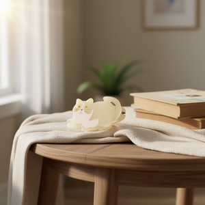 Pinza para el pelo de acrílico con diseño de gatito de 9 cm, para mujeres y niñas, uso diario. - Product Image 2