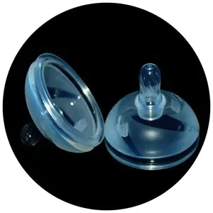 OEM ODM custom medical grade soft transparent non-toxic silicone teat reusable silicone nipple