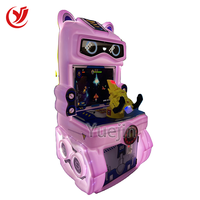 Machine de jeu d'arcade à monnayeur pour enfants en acier inoxydable, version anglaise