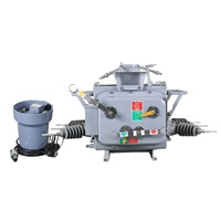 Disjoncteur à vide triphasé haute tension ZW20-12F, capacité de coupure 20kA, 50/60Hz, montage sur poteau extérieur avec boîtier de commande