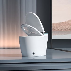 Hot bán chân cảm biến lật nước nóng chỗ ngồi phòng tắm nhà vệ sinh tự động nhà vệ sinh bát gốm thông minh WC nhà vệ sinh thông minh - Product Image 4