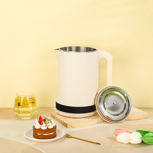 Điện liền mạch Ấm đun nước 304 # Thép không gỉ nhanh chóng Đun sôi hai lớp nhựa Ấm đun nước giữ ấm dễ dàng đổ - Product Image 5