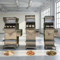 Machine de remplissage semi-automatique de granulés 2 kg, machine de pesage et d'emballage de grains de café, machines de remplissage et de scellage de sacs pour céréales agricoles