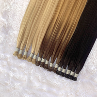 Extensions de cheveux humains russes en gros, haute qualité, blond glace balayage, I-Tip, teintes, vierges, bruts, super double drawn
