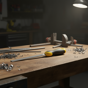 Lima plana paralela Stanley de 150 mm, herramienta para trabajar metales - Product Image 3