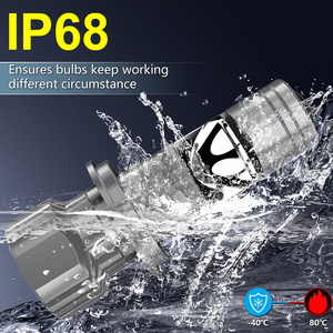 LELANPU Strobe 9005 Driver T20 H13 D3s Xenon Parts H11 H3 Fog 2 Colores D4s 110W H4 Bombillas LED para Faros Delanteros <span class=keywords><strong>de</strong></span> Coche con Lente Proyectora - Product Image 3