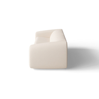 Canapé moderne rembourré FERLY pour salon, coussin en duvet moelleux, silhouette incurvée