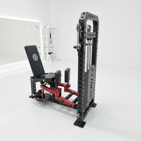 Machine d'entraînement des cuisses pour la musculation, équipement d'exercice des cuisses intérieures et extérieures réglable de qualité commerciale
