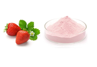 Vente en gros en vrac 100% naturel soluble instantané extrait de plante en poudre de fruit de fraise de la nature