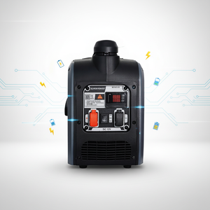 Générateur d'essence portable DELEIDUN 4 temps à démarrage automatique 12V/24V 2000W pour camions lourds et légers - <span class=keywords><strong>Chargeur</strong></span> de <span class=keywords><strong>batterie</strong></span> - Product Image 3