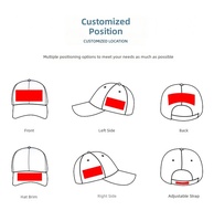 Casquette de baseball unisexe 100% polyester, style streetwear coréen, hip-hop, image formelle, réglable, protection solaire estivale, visière