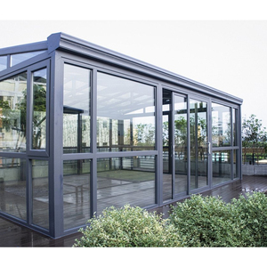 Verrière en aluminium au design moderne, <span class=keywords><strong>Solarium</strong></span>, Porche fermé, Jardin d'hiver quatre saisons, Villas d'été - Product Image 5