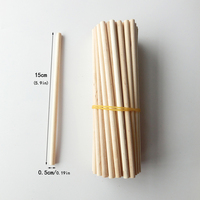 Bâtons de Popsicle en bois bâtons de crème glacée de couleur bois naturel enfants bricolage artisanat Art jouets outils de gâteau de crème glacée