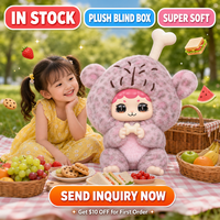Boneka Plush Ramah Lingkungan dari Bahan PP Cotton, Boneka Maskot Custom, Boneka Karakter Anime Lucu untuk Hadiah Souvenir