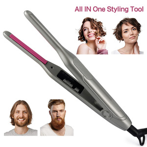 <span class=keywords><strong>Fer</strong></span> <span class=keywords><strong>à</strong></span> friser portable en céramique, <span class=keywords><strong>mini</strong></span> <span class=keywords><strong>fer</strong></span> plat fin et court, lisseur et boucleur tout-en-un pour hommes et femmes - Product Image 3