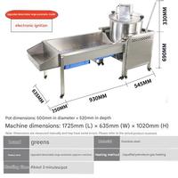 Machine à Popcorn Automatique au Gaz de Qualité Commerciale pour Hall d'Hôtel et Service de Snacks en Station Balnéaire