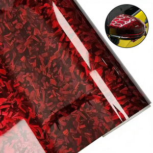 <span class=keywords><strong>Film</strong></span> de protection de peinture pour carrosserie de voiture en fibre de carbone rouge auto-réparant TPU, épaisseur 7,5 mil, garantie 6 ans - Product Image 4