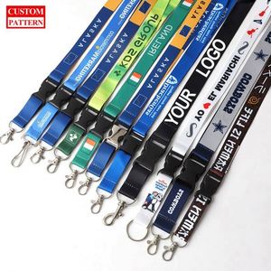 <b>Lanyards</b> With Logo Custom Printed <b>Polyester</b> Sublimation Strap Low Shipping Cost Manufacturer Neck Tool - Product Image 1