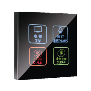 Interrupteur mural LED à écran tactile intelligent IP65 PC ABS Normes britanniques et américaines 220-240V AC 30A Courant Contrôle vocal Siri USB-C - Product Image 3