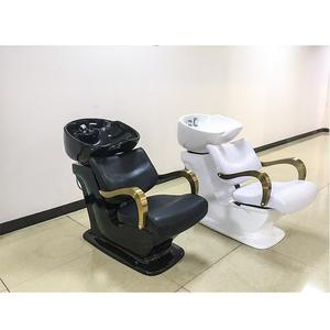 Half-reclining hair washing bed <b>salon</b> hairdressing <b>salon</b> water flushing bed sitting-style comfortable hair washing chair - Product Image 3