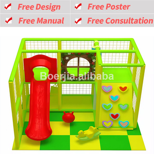 Equipo de Juegos Infantiles para Interiores con Recubrimiento de PVC, con Túnel Suave para Gatear y Temática de Jungla para Parques de Juegos Interiores - Product Image 2