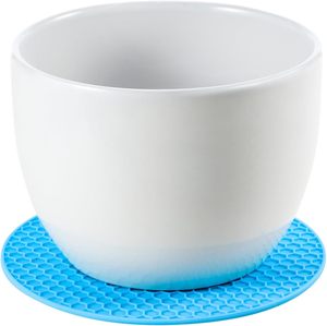 Opciones Multicolores, Salvamanteles de Silicona Redondo de 7 Pulgadas con Patrón de Panal de Abeja, Antiadherente, Reutilizable, Resistente al Calor, de Grado Alimenticio - Product Image 6