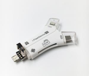 Dropshipping 2025 4in1 Card <strong>Reader</strong> Usb-<strong>C</strong> Micro USB OTG TF SD Cardreader Adapter for Android Ipad/iphone 7 8 X Plus 6s5s Macbook - Product Image 3