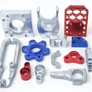 Hochwertiges CNC-Bearbeitungsschienen-Kit Aluminium teile Platte CNC-Maschinen lieferant Kunden spezifische CNC-bearbeitete eloxierte Aluminium teile