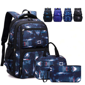 Factory Customized New Fashion High-quality <b>Student</b> <b>Backpack</b> 3 in 1 Set With Lunch Box and Pencil case Waterproof Kids Bags - Product Image 1