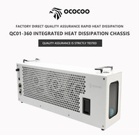 Kit de refroidissement liquide externe intégré QC01-360 avec affichage numérique, radiateur 360 mm, pompe silencieuse et réservoir pour IA, GPU, applications médicales