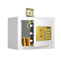 Coffre-fort électronique pour la maison et l'hôtel avec serrure à clé numérique, coffre-fort de cabinet avec serrure électronique à combinaison