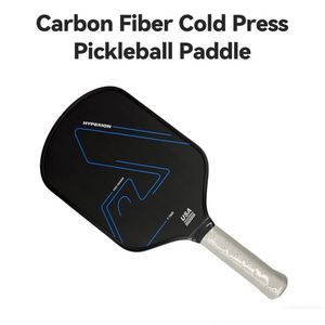 Raquette de pickleball professionnelle en fibre de carbone T700, surface texturée mate tissée, noyau en nid d'abeille PP, adhérence et rotation améliorées, vente en gros - Product Image 1