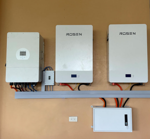 Système solaire Rosen 5 kW 10 kW 12 kW pour usage domestique avec batterie au lithium 48 V 200 Ah 51,2 V 200 Ah 51,2 V 314 Ah - Product Image 2