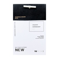 Étiquette de vêtement personnalisable haut de gamme, minimaliste, multicolore, à gratter, en carton, pour chaussures et chaussettes – Nouveau matériau