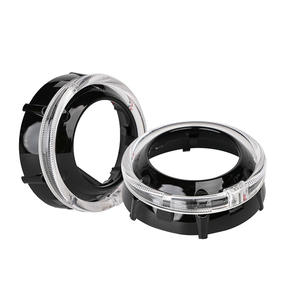 Fankai Cross-Border 3-Inch GTI Integrated Angel Eye LED Lens Decorative Cover Q5 Hai5 Universal Modified Headlight Accessory - Product Image 1