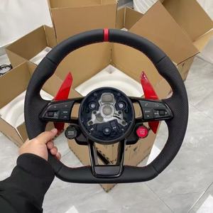 Volante Personalizado con Botones de Arranque y Parada para Audi B9 A3 A4 A5 S4 RS5 S3 S4 S5 <span class=keywords><strong>A6</strong></span> A7 A8 Q5 Q7 TT R8 S6 RS6 RS7 - Product Image 1