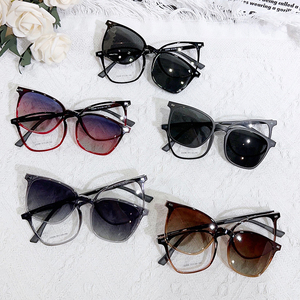 Monture <span class=keywords><strong>de</strong></span> lunettes optiques <span class=keywords><strong>de</strong></span> luxe haute définition, mode <span class=keywords><strong>Vogue</strong></span>, pour hommes et femmes, lunettes polarisées, clip magnétique pour lunettes <span class=keywords><strong>de</strong></span> <span class=keywords><strong>soleil</strong></span> - Product Image 2