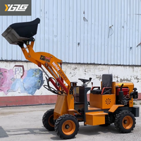 Minipala caricatrice YGZG di alta qualità 600kg 800kg 1 tonnellata, articolata anteriore, compatta, diesel, 4x4, per uso agricolo