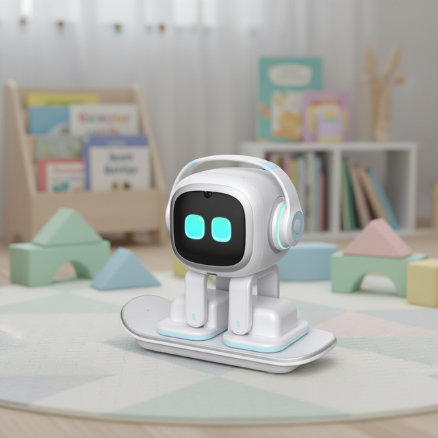 Emo Robot Commercial AI Emotional Desktop RobotApp-Controlled Entertainment Robot Desktop Pet with Personality and Ideas