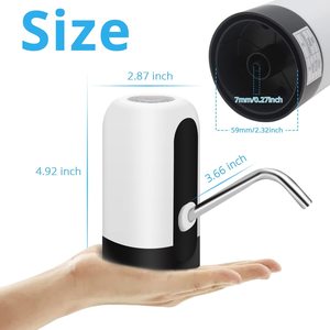 5 Gallon Automatic Electric <strong>Water</strong> Jug <strong>Dispenser</strong> Stand Rechargeable Universal <strong>Water</strong> Bottle Pump for Outdoor Use Plastic - Product Image 3
